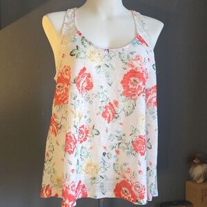 g:21 Swing TankTop With Floral And Lace Detail